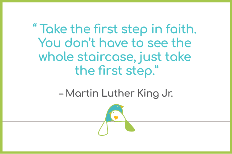 Fresh Start at the Hug Box Martin Luther King Quote