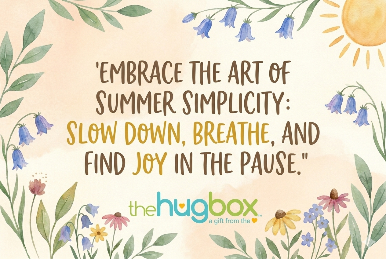 Summer Simplicity & Limited-Edition Hugs