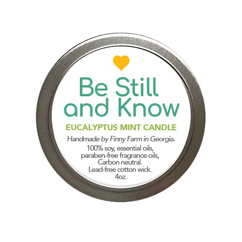 Be Still and Know Hug Box Gift. A gift to send a hug for get well, sympathy, thinking of you. Filled with locally made artisan goods.