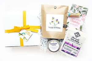 BIRTHDAY HUGS HUG BOX - the sweetest way to say happy birthday with a gift box filled with locally sourced goodies