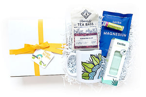 HAPPY HEALTHY HUGS HUG BOX - Send them a gift box of happy healthy hugs! All natural and all good for them and will bring a smile!