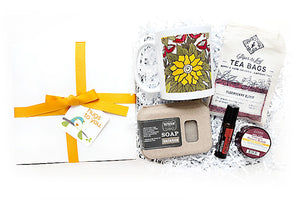 HAPPY HEALTHY HUGS HUG BOX - Send them a gift box of happy healthy hugs! All natural and all good for them and will bring a smile!