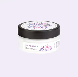 LAVENDER BODY BUTTER- Luxurious formula glides effortlessly onto skin, enveloping it in a silky-smooth texture that feels refreshingly airy. Experience the best of both worlds as our body butter offers the nourishing benefits of thick creams while providing a lightweight feel. Enriched with the powerful properties of moringa oil, organic coconut oil, and essential oils to lock in moisture and promote overall skin health. Handmade by the women of Thistle Farms in Tennessee. A nonprofit providing safe havens 