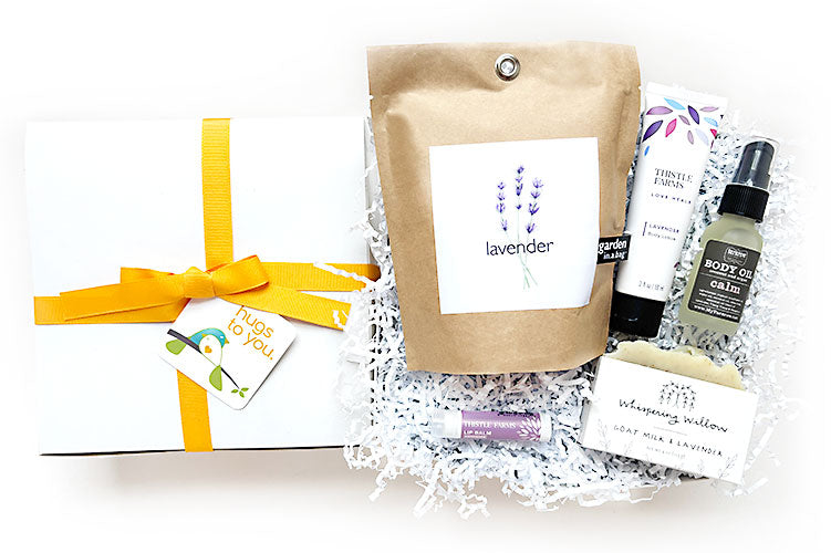 Relax in Lavender Hug Box