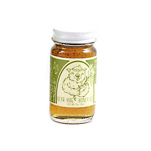 VANILLA HONEY - Pure, raw honey infused with organic Madagascar bourbon vanilla beans by Bear Hug Honey and their hardworking bees in Georgia. The perfect healthy sweetener for coffee, tea toast and more. 3oz.