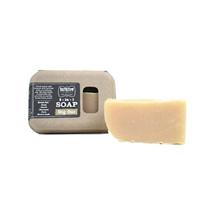 BIG SUR SOAP - Good for him and the dog! Great for body, face, or shave. Feel like you're hiking through the redwood forest with the scent of smoky cedar wood and pine. Emollient oils create a nice, thick lather and extra vitamin E for any nicks and cuts. All natural ingredients; saponified oils of olive, coconut, palm, and castor, virginian cedarwood, amyris &amp; scotch pine essential oils, vitamin E. By Turnrow Bath, Body and Home in Georgia.