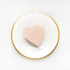 HEART SOAP - Handmade with love, natural ingredients including goats milk by Soaps by Sam in Georgia. Perfect way to start the day with love. Exclusive to the Hug Box.