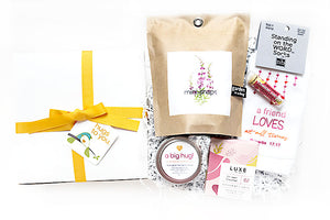 HUGS FROM AFAR HUG BOX - Hugs from Afar Hug Box. A meaningful gift box filled with local artisan goods. Send a hug when you can't be there in person. Best Friend gift. Gift for daughter. Thinking of you gift. Cheer up gift. 